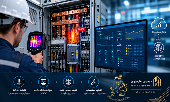 نقاط داغ در تابلو برق LV؛ تشخیص و پیشگیری | هرمیس